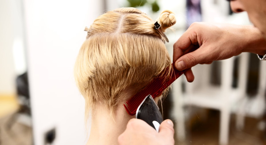 short female clipper cut