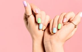 regular nail polish